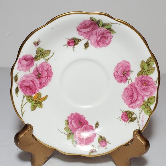 Foley Teacup and Saucer Century Rose Pink Vintage - Picture 6 of 10